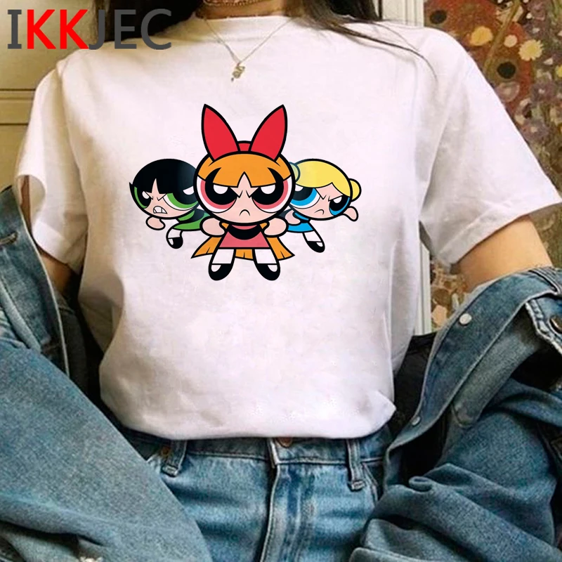 Новинка милая аниме футболка для девочек Женская забавная с мультяшным рисунком