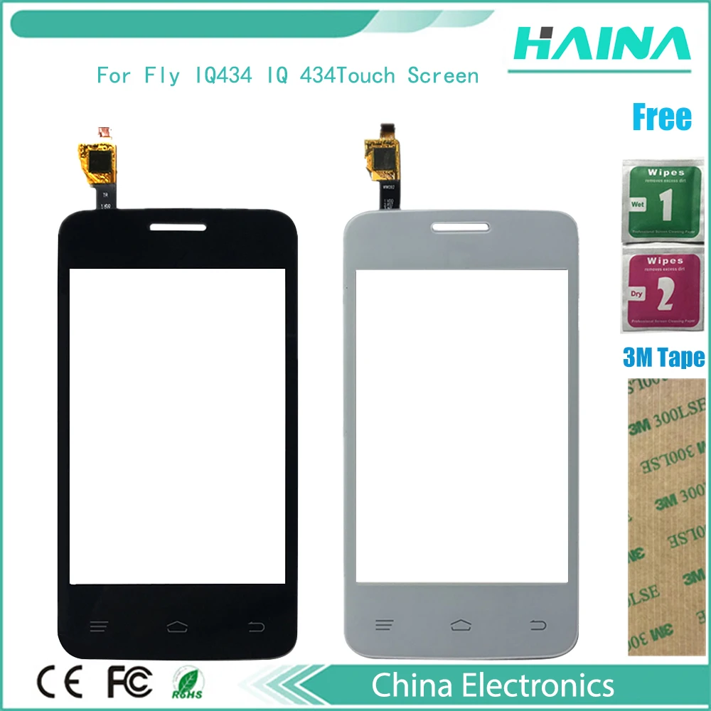 IQ434 Touchscreen Sensor For Fly IQ434 Touch Screen Digitizer Screen replacement + tracking
IQ434 Touchscreen Sensor For Fly IQ434 Touch Screen Digitizer Screen replacement + tracking