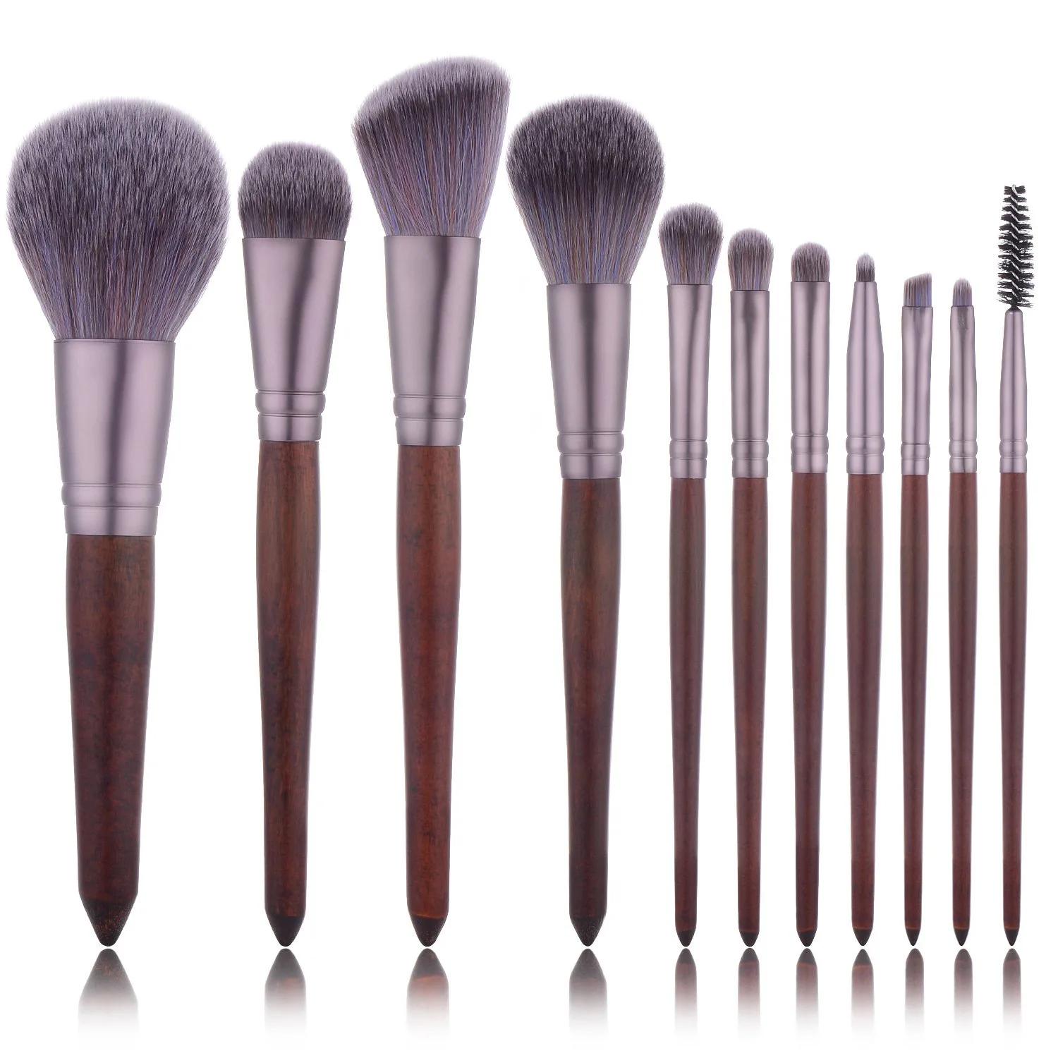 

11pcs Makeup Brushes Cosmetic Wooden Foundation Blush Concealer Powder Eyeliner Eyeshadow Brush Set Tool Maquiagem киси для ма