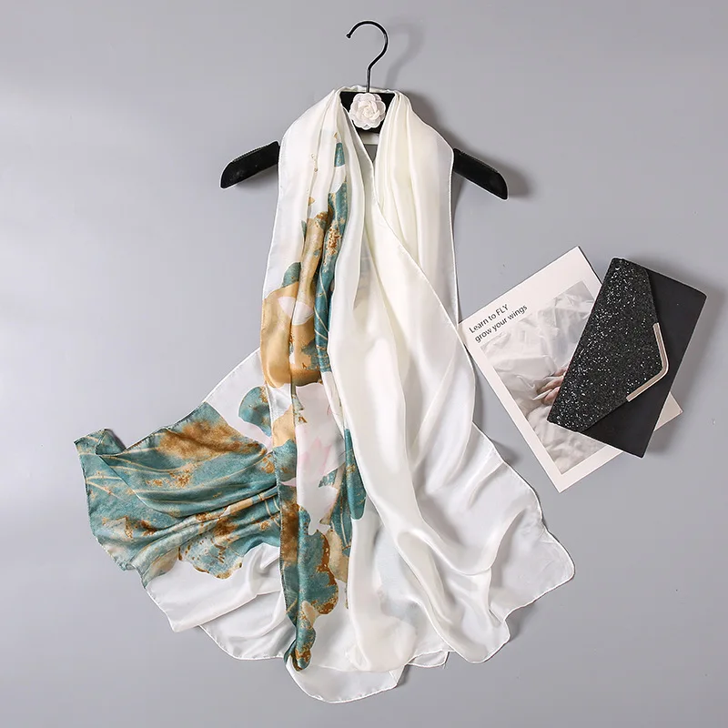 Luxury Brand Women Scarf Summer Silk Square Shawl Wraps Muslim hijab Headscarf Female Fulard Beach Stoles Bandana Pareo 90*180cm
Luxury Brand Women Scarf Summer Silk Square Shawl Wraps Muslim hijab Headscarf Female Fulard Beach Stoles Bandana Pareo 90*180cm
