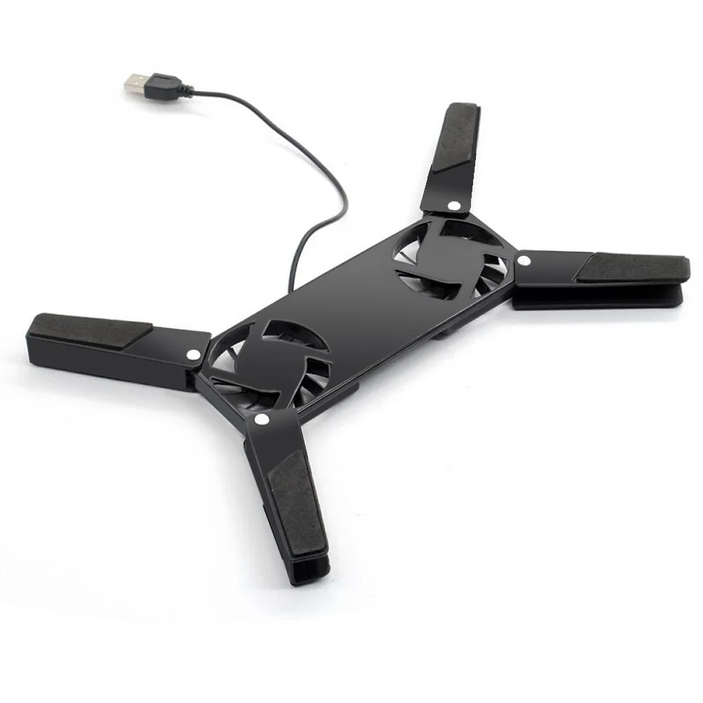 Double Fans Portable Notebook Cooler Usb Cable Foldable Small Volume Laptop Computer Black Cooler Pad Stand
Double Fans Portable Notebook Cooler Usb Cable Foldable Small Volume Laptop Computer Black Cooler Pad Stand