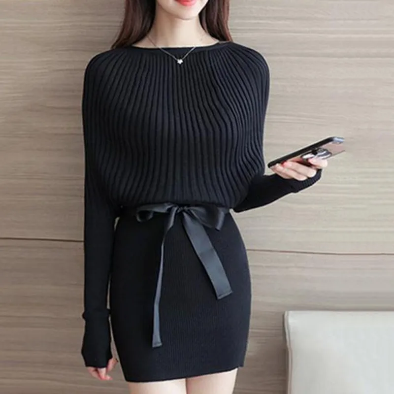EFINNY Casual Long Knitted Sweater Dress Women Cotton Slim Bodycon Dress Pullover Female Autumn Winter Dress Office Lady Full
EFINNY Casual Long Knitted Sweater Dress Women Cotton Slim Bodycon Dress Pullover Female Autumn Winter Dress Office Lady Full