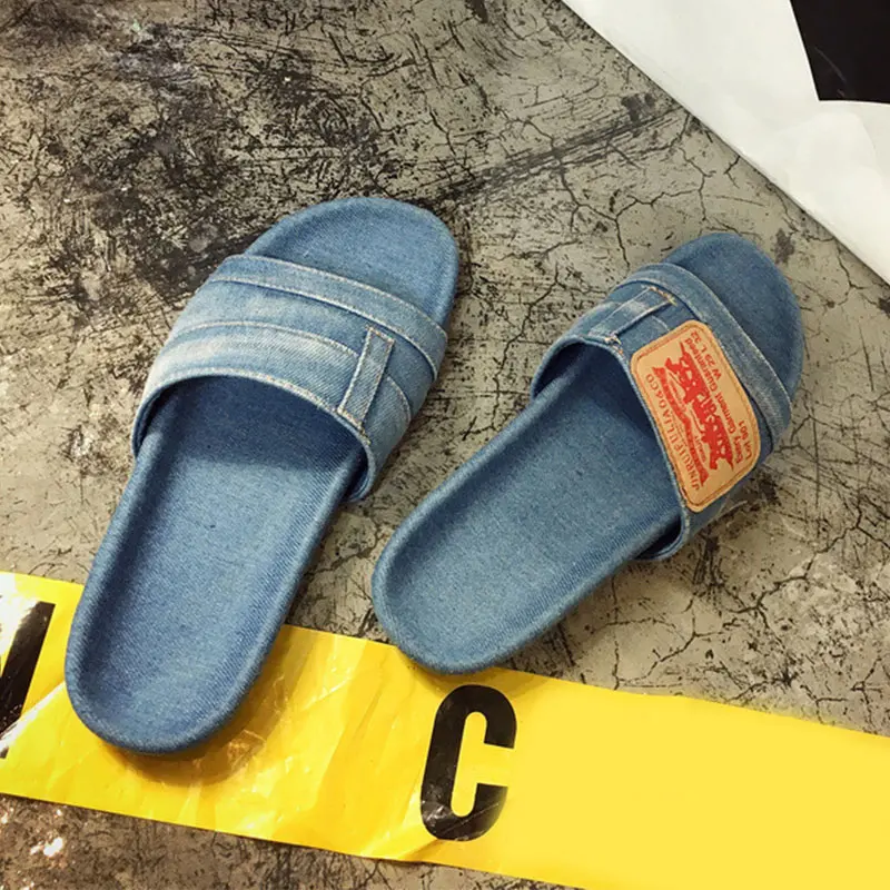 Women Slippers Denim Retro Slides Beach Summer Shoes Home Zapatos Mujer Ladies Flats Casual Home Platform Female Fashion
Women Slippers Denim Retro Slides Beach Summer Shoes Home Zapatos Mujer Ladies Flats Casual Home Platform Female Fashion