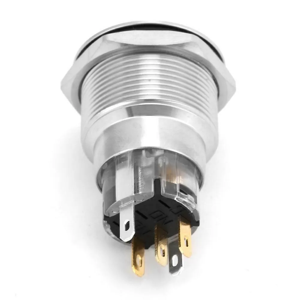 22mm 24V Ring LED Push Button Switch Stainless Steel For Car/Boat/DIY Automatic Reset Silver IP65 22mm
22mm 24V Ring LED Push Button Switch Stainless Steel For Car/Boat/DIY Automatic Reset Silver IP65 22mm