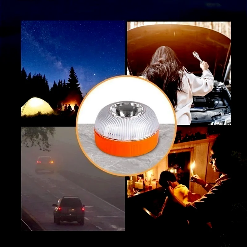 V16 LED Emergency Light Magnetic Automatic Rechargeable DGT Approved Car Emergency Beacon Help Flash Roadside Traffic Strobe
V16 LED Emergency Light Magnetic Automatic Rechargeable DGT Approved Car Emergency Beacon Help Flash Roadside Traffic Strobe