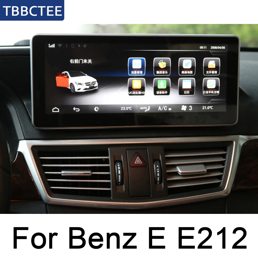 Автомагнитола для Mercedes Benz E Class W212 2010 ~ 2016 автомобильная Система Android 1080P IPS ЖК экран