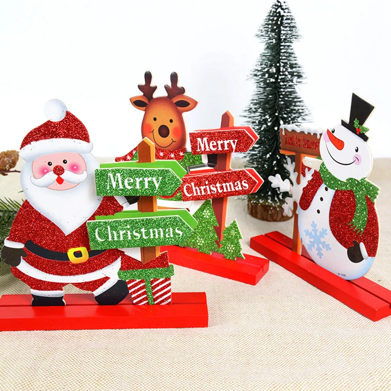 Merry Christmas Wooden Santa Claus Snowman Elk Christmas Decorations for Home Xmas Ornaments Navidad Desktop Decor New Year 2022
Merry Christmas Wooden Santa Claus Snowman Elk Christmas Decorations for Home Xmas Ornaments Navidad Desktop Decor New Year 2022