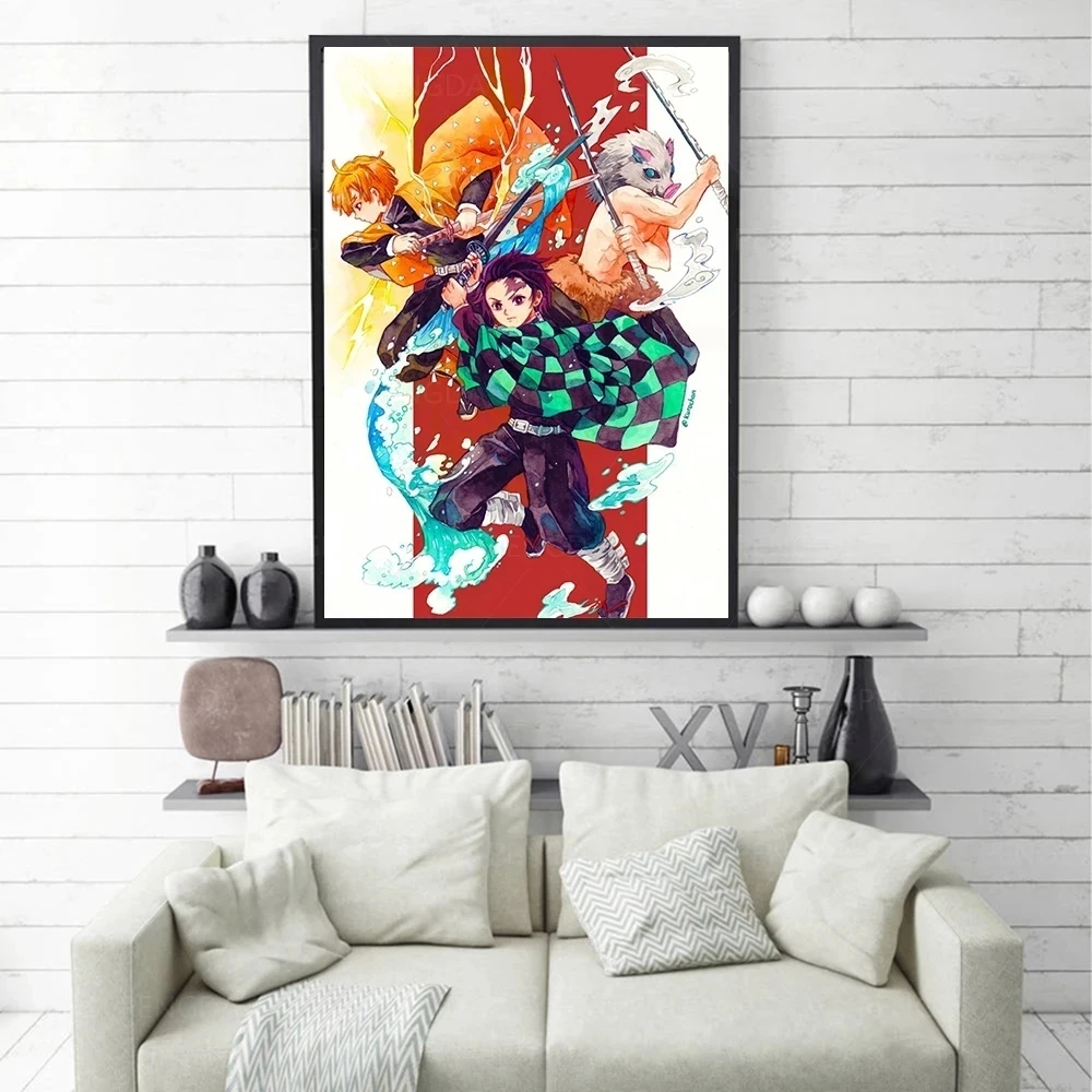 Demon Slayer Home Decor Anime Japan Cool Gift Canvas Wall Art Painting Pictures Printing Modular Artwork Poster For Living Room
Demon Slayer Home Decor Anime Japan Cool Gift Canvas Wall Art Painting Pictures Printing Modular Artwork Poster For Living Room