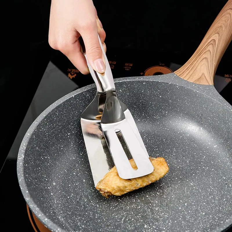 1Pcs Multifunctional High Grade Stainless Steel Barbecue Clip Fried Shovel BBQ Tongs Bread Meat Vegetable Clamp Cooking Tools
1Pcs Multifunctional High Grade Stainless Steel Barbecue Clip Fried Shovel BBQ Tongs Bread Meat Vegetable Clamp Cooking Tools