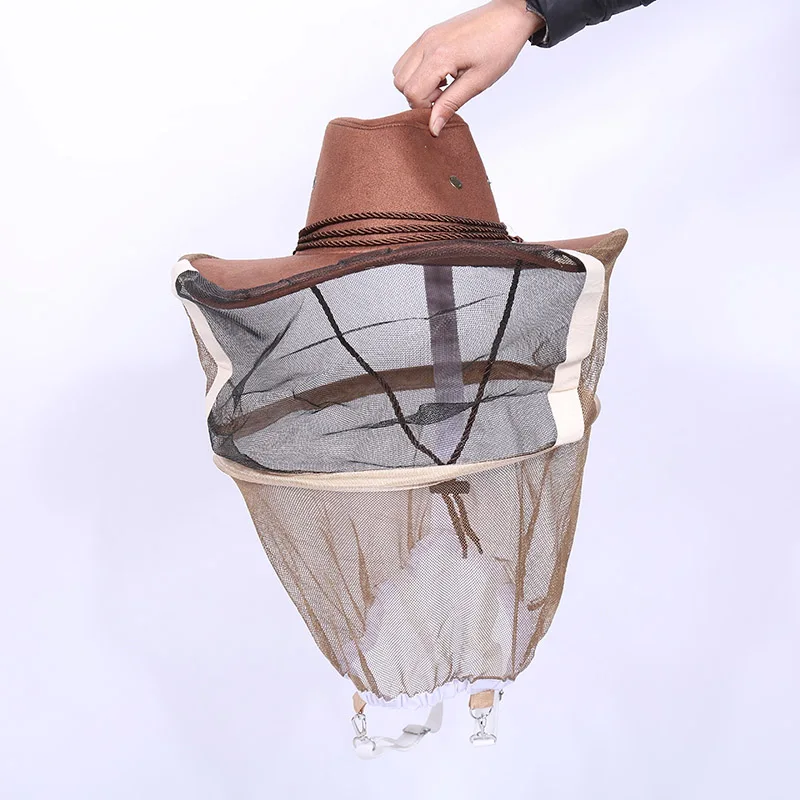 Cowboy Hat Beekeeping Protector Cap Beekeeper Fly Insect Net Cowboy Comfortable Design Anti bee Hat Profession Beekeeping
Cowboy Hat Beekeeping Protector Cap Beekeeper Fly Insect Net Cowboy Comfortable Design Anti bee Hat Profession Beekeeping