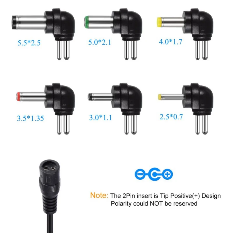 Eshowee Universal Muti Voltage Adapter Switching Power Supply With 6 Selectable Adapter Plugs Suitable For 3V To 12V Devices
Eshowee Universal Muti Voltage Adapter Switching Power Supply With 6 Selectable Adapter Plugs Suitable For 3V To 12V Devices