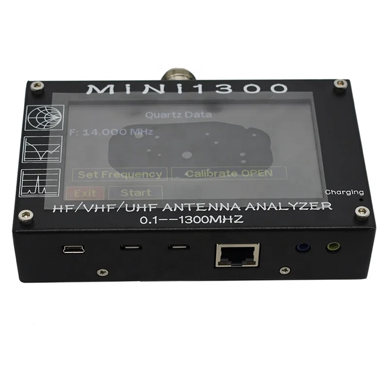 Анализатор сети Mini1300, 4,3 дюйма, ЖК-дисплей, 0,1-1300 МГц, HF/VHF/UHF, антенна SWR
Анализатор сети Mini1300, 4,3 дюйма, ЖК-дисплей, 0,1-1300 МГц, HF/VHF/UHF, антенна SWR