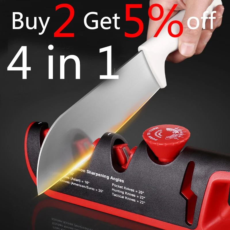4 in 1 Multifunctional sharpener household kitchen high-precision sharpening stone fast blade scissors kitchen knife quick hot
4 in 1 Multifunctional sharpener household kitchen high-precision sharpening stone fast blade scissors kitchen knife quick hot