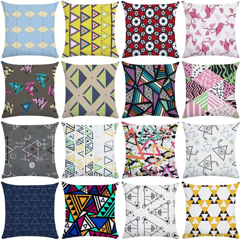 Outdoor Cushions Cover Geometric Triangle Pillowcase Creative Waist Cushion Soft Plush Cushion Hold Pillow Case Pillow Cover Car
Outdoor Cushions Cover Geometric Triangle Pillowcase Creative Waist Cushion Soft Plush Cushion Hold Pillow Case Pillow Cover Car
