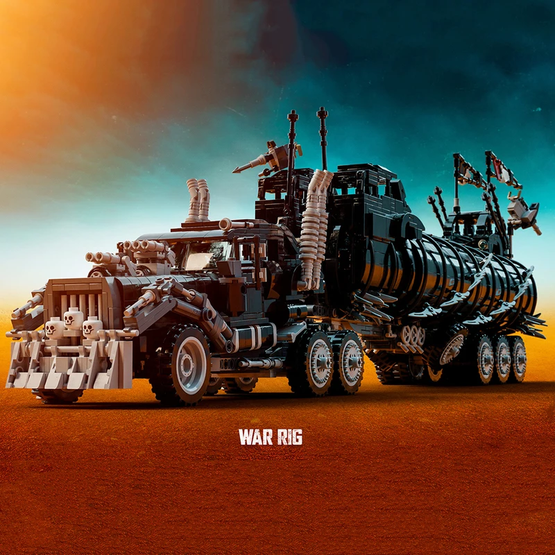 MOC Movie Idea Modified truck high-tech Series The War Rig may Mad-Max Assembly model DIY bricks Kits Set Kid Toys Xmas Gift
MOC Movie Idea Modified truck high-tech Series The War Rig may Mad-Max Assembly model DIY bricks Kits Set Kid Toys Xmas Gift