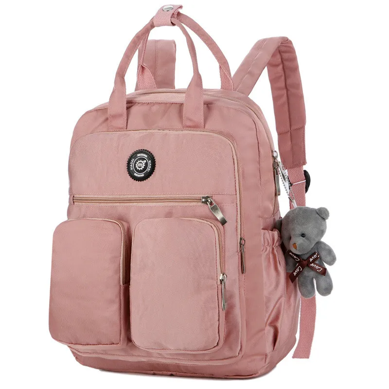 New Fashion Woman Backpack School Bags Waterproof Nylon Soft Handle Solid Multi-pocket Travel Backpack Zipper Mochila Feminina 
New Fashion Woman Backpack School Bags Waterproof Nylon Soft Handle Solid Multi-pocket Travel Backpack Zipper Mochila Feminina