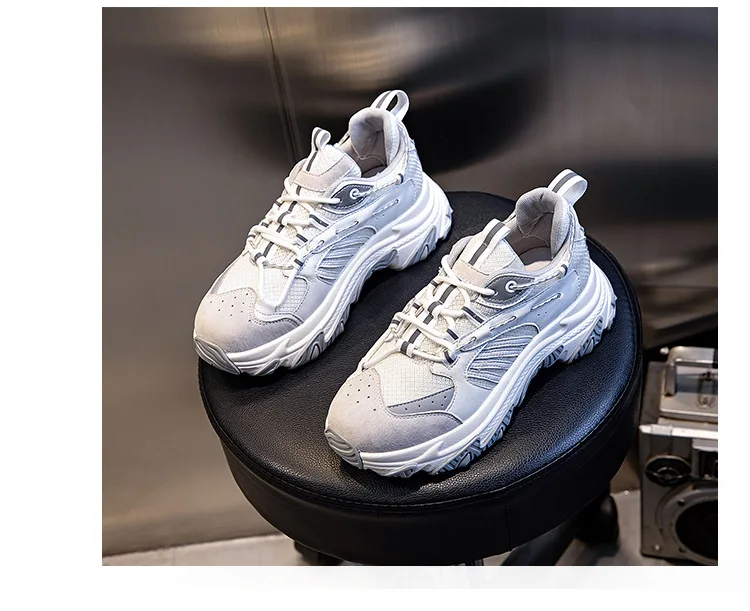 5 Genuine Leather High Quality Ins Women Sneakers Platform Shoes Chunky Lace Up Breathable High Quality Leisure Popular Cute
5 Genuine Leather High Quality Ins Women Sneakers Platform Shoes Chunky Lace Up Breathable High Quality Leisure Popular Cute