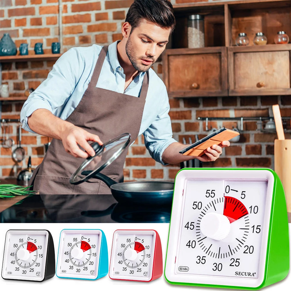 Multifunction Kitchen 60-Minute Visual Timer Classroom Countdown Clock Silent Timer for Kids and Adults Time Management Tool
Multifunction Kitchen 60-Minute Visual Timer Classroom Countdown Clock Silent Timer for Kids and Adults Time Management Tool