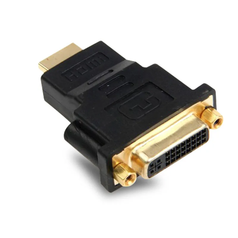 DVI Женский к совместимому с HDMI Мужской адаптер (24 + 5) HDMI-совместимых разъем |