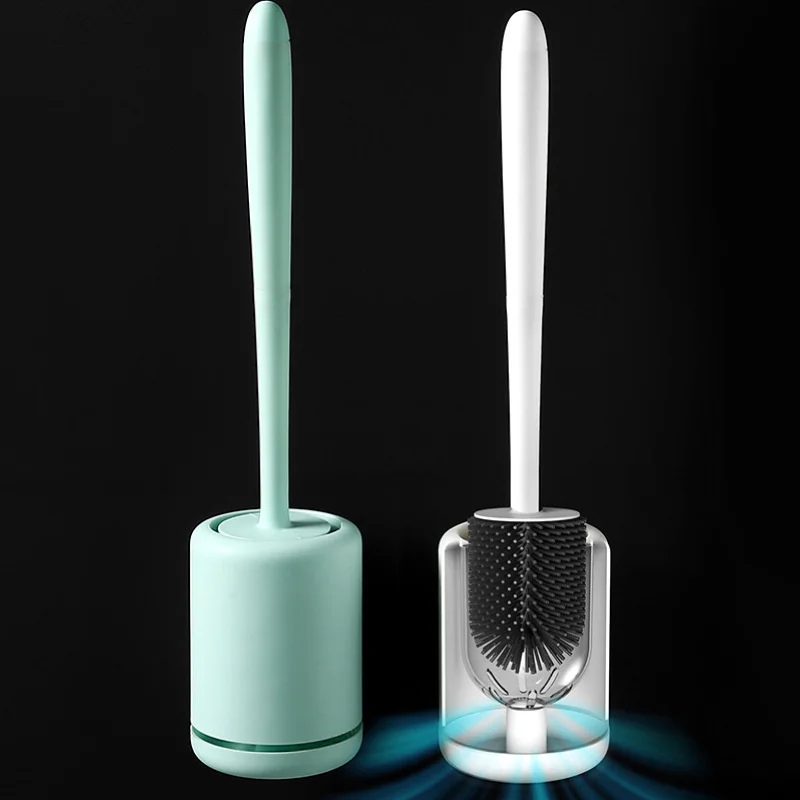 Wall-Mounted Silicone Toilet Brush Set Clean Toilet Brush Without Dead Ends Punch-Free Base Household Bathroom Accessories
Wall-Mounted Silicone Toilet Brush Set Clean Toilet Brush Without Dead Ends Punch-Free Base Household Bathroom Accessories
