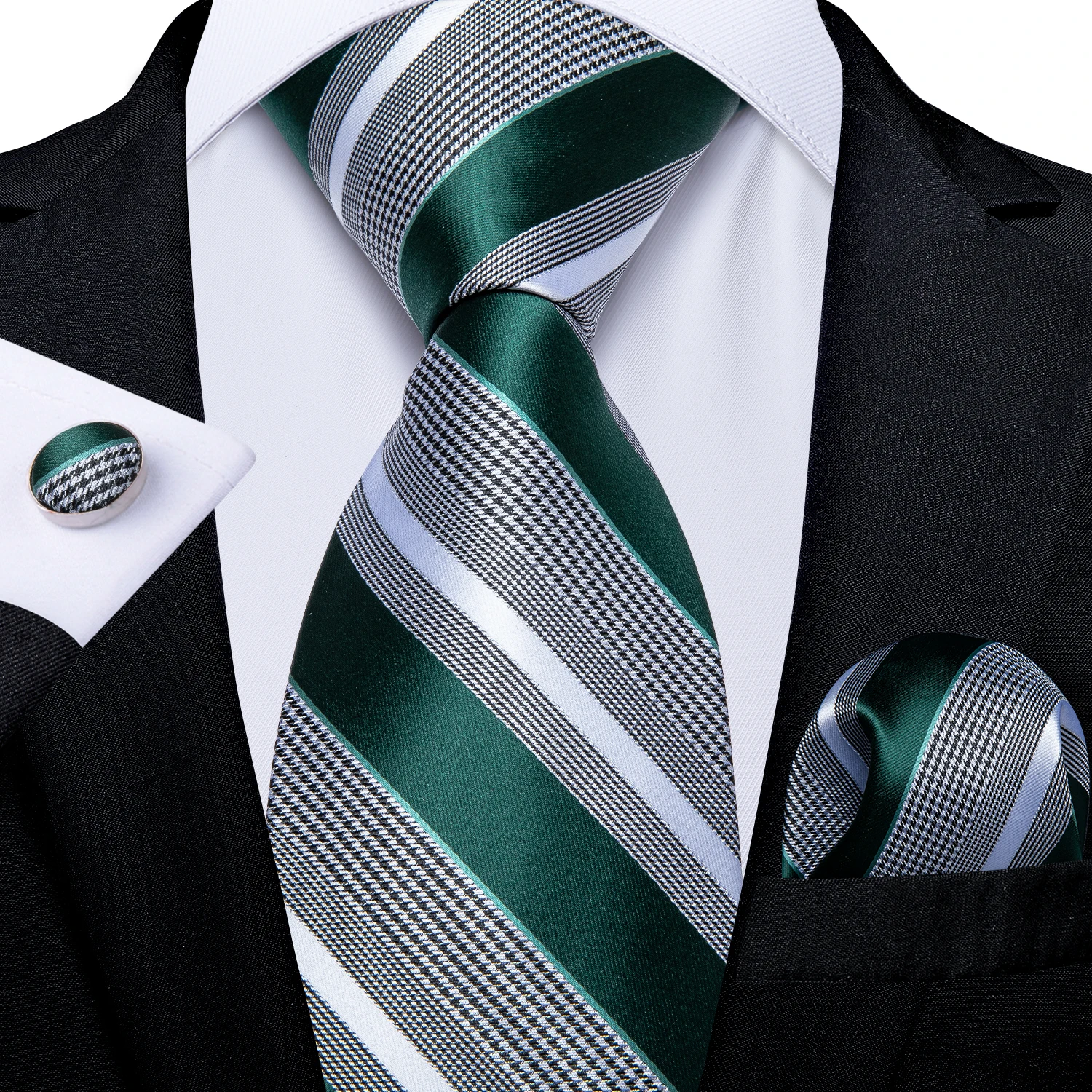 Fashion Green Blue Yellow Pink Striped Ties For Men Luxury Business Wedding Neck Tie Cufflinks Pocket Square Set Gifts For Men
Fashion Green Blue Yellow Pink Striped Ties For Men Luxury Business Wedding Neck Tie Cufflinks Pocket Square Set Gifts For Men