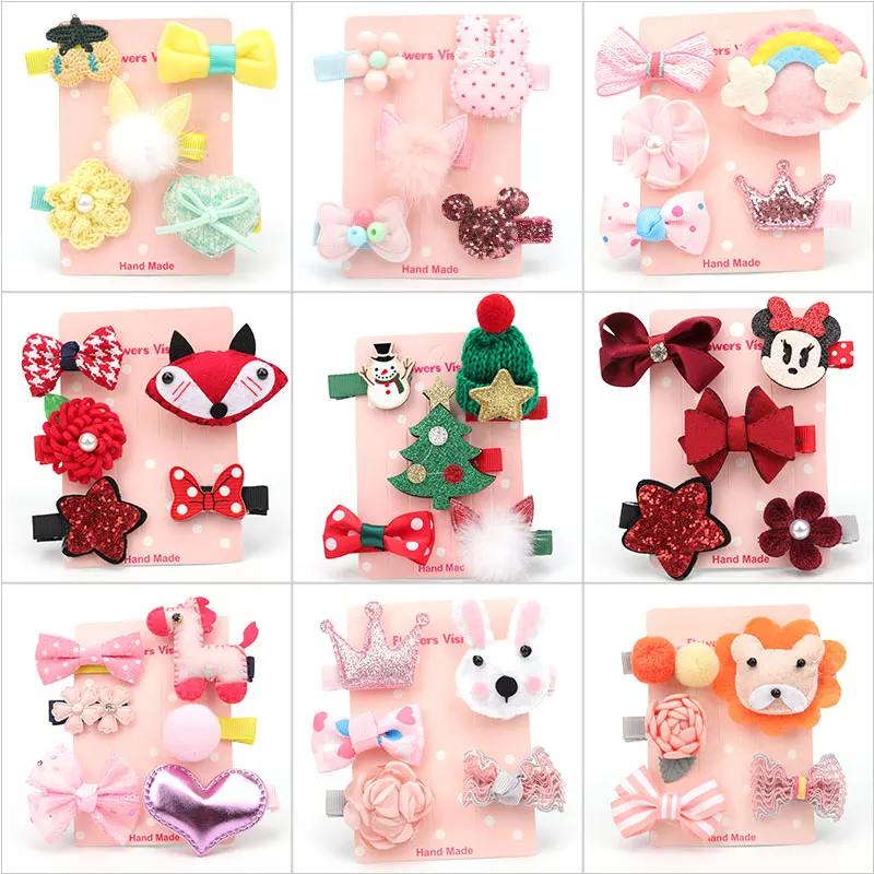 Children's hair clip set cute cartoon hair clips all-inclusive cloth clip side clip Christmas jewelry gifts 
Children's hair clip set cute cartoon hair clips all-inclusive cloth clip side clip Christmas jewelry gifts