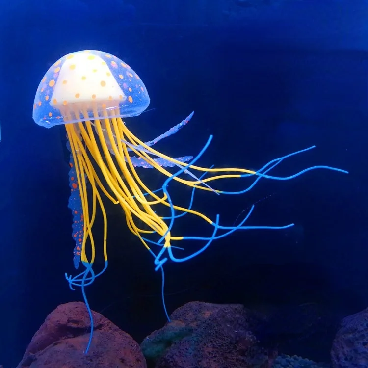 Fish Tank Decorations Luminous Simulation Jellyfish Silicone Fluorescent Fake Fish Aquarium Landscaping Aquarium Decoration
Fish Tank Decorations Luminous Simulation Jellyfish Silicone Fluorescent Fake Fish Aquarium Landscaping Aquarium Decoration