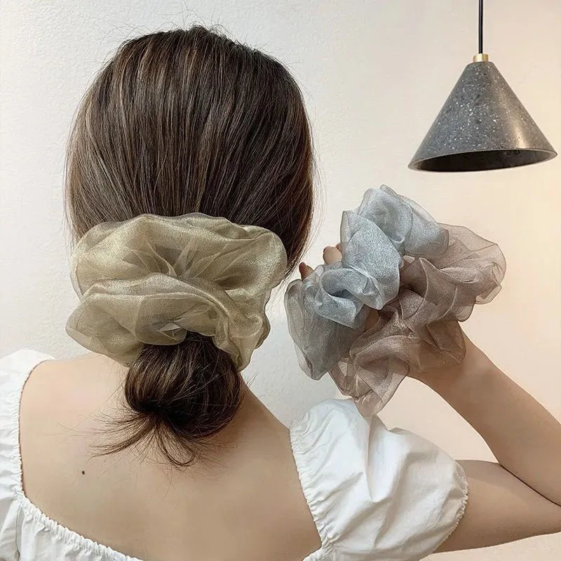 2021 1PC Fashion Bright Mesh Hair Ring Oversized Hair Scrunchies Elastic Hair Band Solid Color Hair Accessories For women
2021 1PC Fashion Bright Mesh Hair Ring Oversized Hair Scrunchies Elastic Hair Band Solid Color Hair Accessories For women