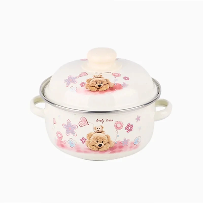 Three-piece Enamel Pot Double Ears with Lid Enamel Enamel Saucepan Soup Pot Instant Noodle Pot Fu Pot Milk Pot Small Hot Pot
Three-piece Enamel Pot Double Ears with Lid Enamel Enamel Saucepan Soup Pot Instant Noodle Pot Fu Pot Milk Pot Small Hot Pot