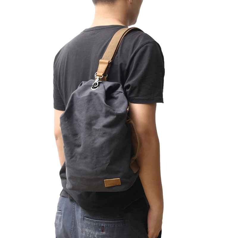SOAEON canvas chest bag messenger bag retro bag sports gym bag travel backpack bucket bag outdoor shoulder men's backpack
SOAEON canvas chest bag messenger bag retro bag sports gym bag travel backpack bucket bag outdoor shoulder men's backpack