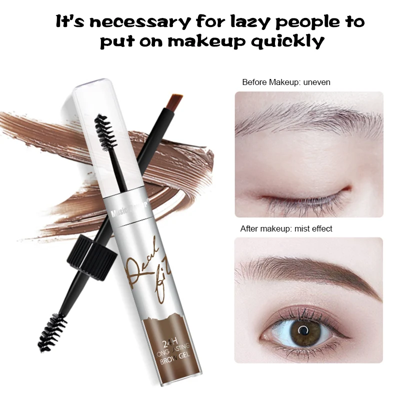 Eyebrow Tint Cream Enhancer Dual Head Long Lasting Waterproof Eyebrow Gel Makeup Tool EY669
Eyebrow Tint Cream Enhancer Dual Head Long Lasting Waterproof Eyebrow Gel Makeup Tool EY669