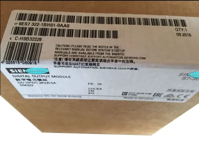 Новый оригинальный в коробке 6ES7 322-1BH01-0AA0 6ES7322-1BH01-0AA0 {склад} гарантия 1 год отправка в течение 24 часов
Новый оригинальный в коробке 6ES7 322-1BH01-0AA0 6ES7322-1BH01-0AA0 {склад} гарантия 1 год отправка в течение 24 часов