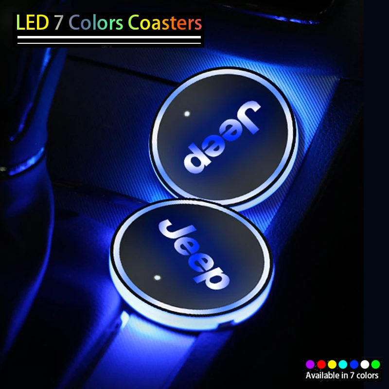 7 Colorful USB Car Logo Led Atmosphere Light Cup Luminous Coaster Holder for Jeep WK2 Wrangler Grand Renegade Tyre Stem Air Caps
7 Colorful USB Car Logo Led Atmosphere Light Cup Luminous Coaster Holder for Jeep WK2 Wrangler Grand Renegade Tyre Stem Air Caps