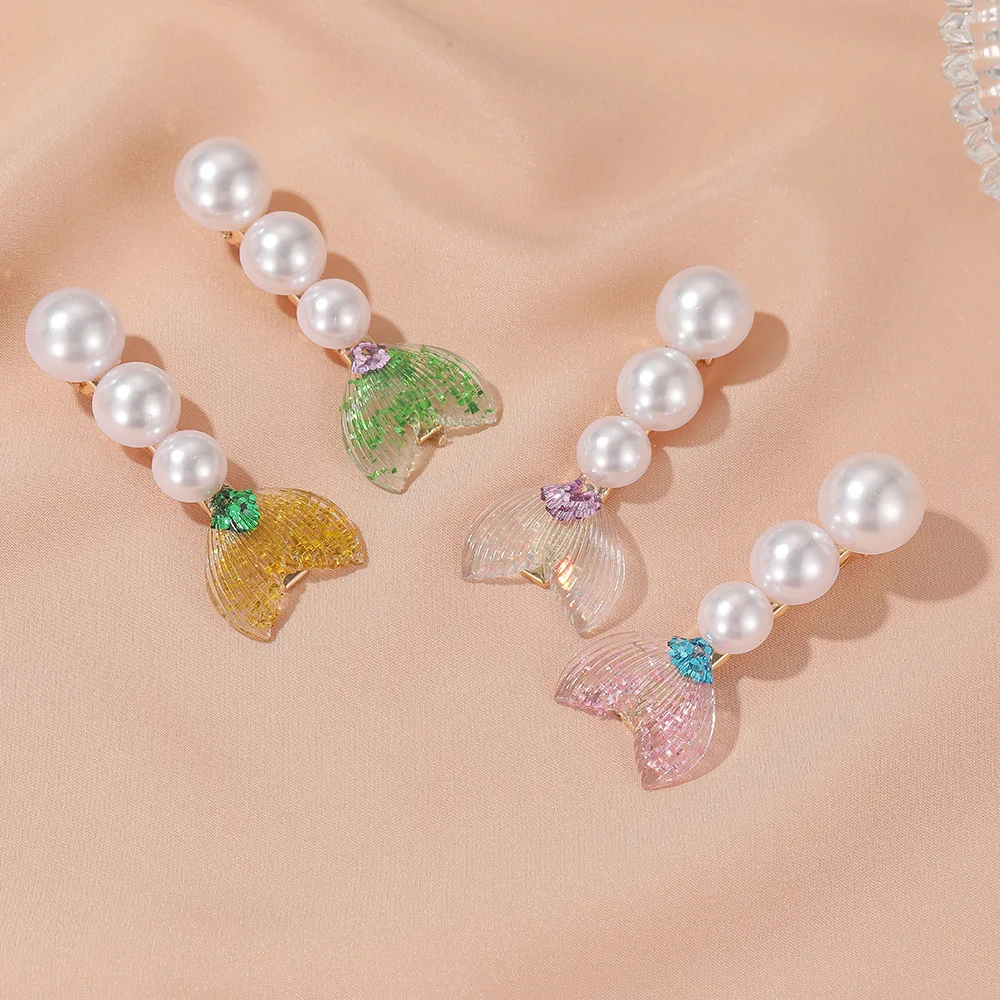 Maison d'amour 2020 New Design Lovely & fashion Pearl Mermaid Tail Shiny Gradient Hair Pin For Girls Headwear
Maison d'amour 2020 New Design Lovely & fashion Pearl Mermaid Tail Shiny Gradient Hair Pin For Girls Headwear