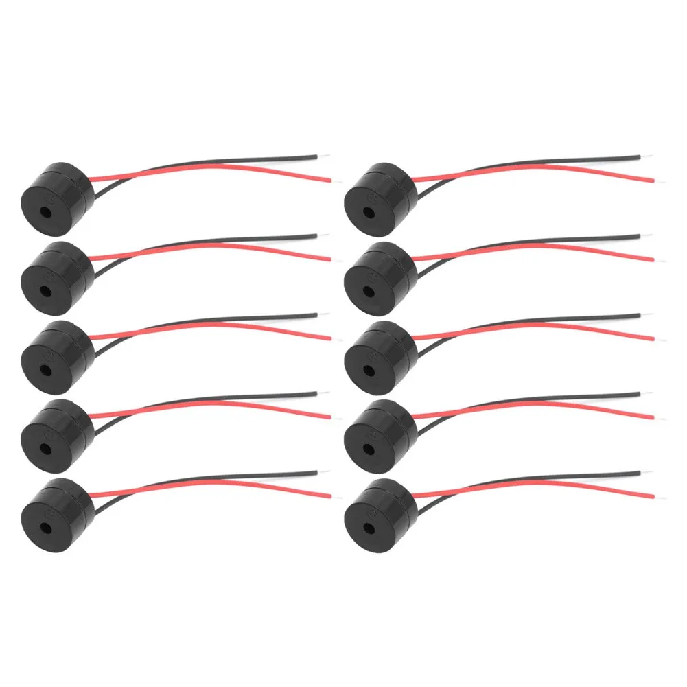 10Pcs Buzzer Warning Active Piezo Electronic Wired Connector Beeper 12V DC 3-24V Piezo Electric Buzzer Warning YMD-12095
10Pcs Buzzer Warning Active Piezo Electronic Wired Connector Beeper 12V DC 3-24V Piezo Electric Buzzer Warning YMD-12095