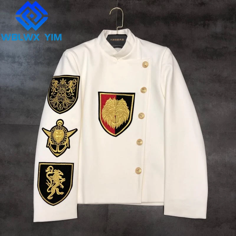 Black Jacket Women Single Breasted Stand Collar Fashion Cartoon embroidery Jackets Short Coat Female 2022 Spring Loose Outerwear
Black Jacket Women Single Breasted Stand Collar Fashion Cartoon embroidery Jackets Short Coat Female 2022 Spring Loose Outerwear