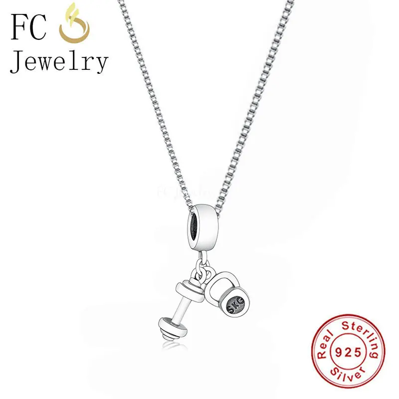 925 Sterling Silver Fitness Barbell Dumbbell Wight Bodybuilding Pendant Necklace For Women Gym Chain Collar Choker Trinket 2022
925 Sterling Silver Fitness Barbell Dumbbell Wight Bodybuilding Pendant Necklace For Women Gym Chain Collar Choker Trinket 2022