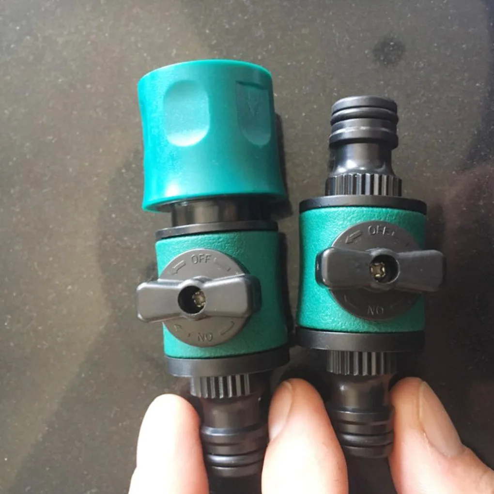 

Valve Quick Nipple Hose Connector Garden Watering Agricultural Irrigation Plastic Shut Off Valve Pipe Adapter