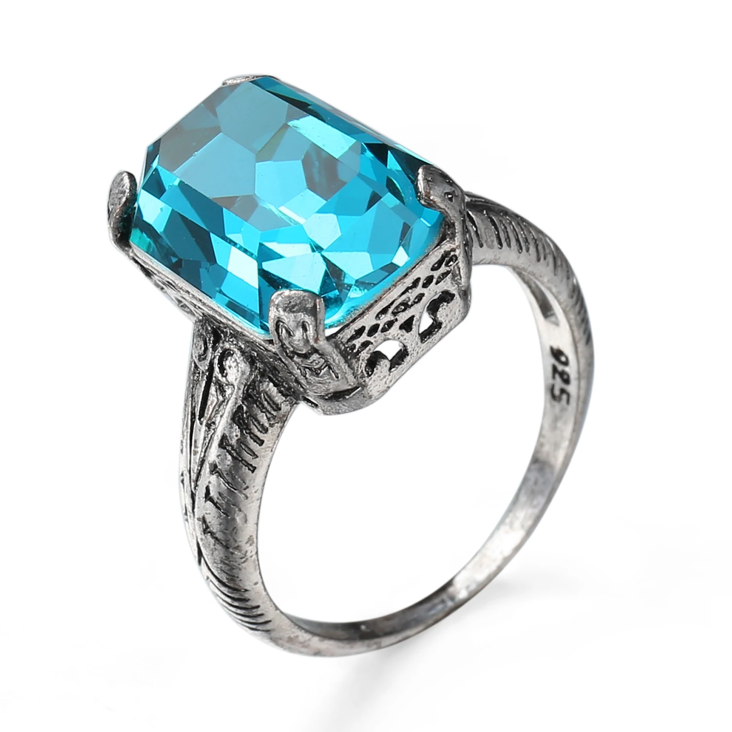 Vintage Engagement Wedding Zircon Silver color Wedding Rings Jewelry Rings for Women
Vintage Engagement Wedding Zircon Silver color Wedding Rings Jewelry Rings for Women