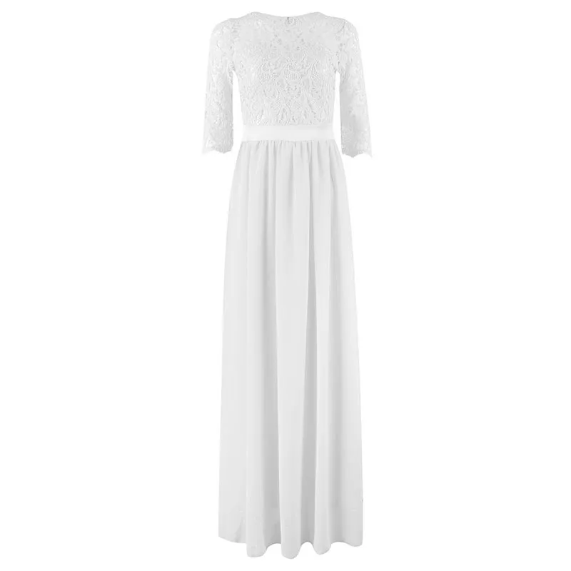 YULUOSHA 2020 Explosion Long Skirt Round Neck Cut-out Lace Stitching Dress Formal Dresses Evening Gown Vestido De Festa Longo
YULUOSHA 2020 Explosion Long Skirt Round Neck Cut-out Lace Stitching Dress Formal Dresses Evening Gown Vestido De Festa Longo