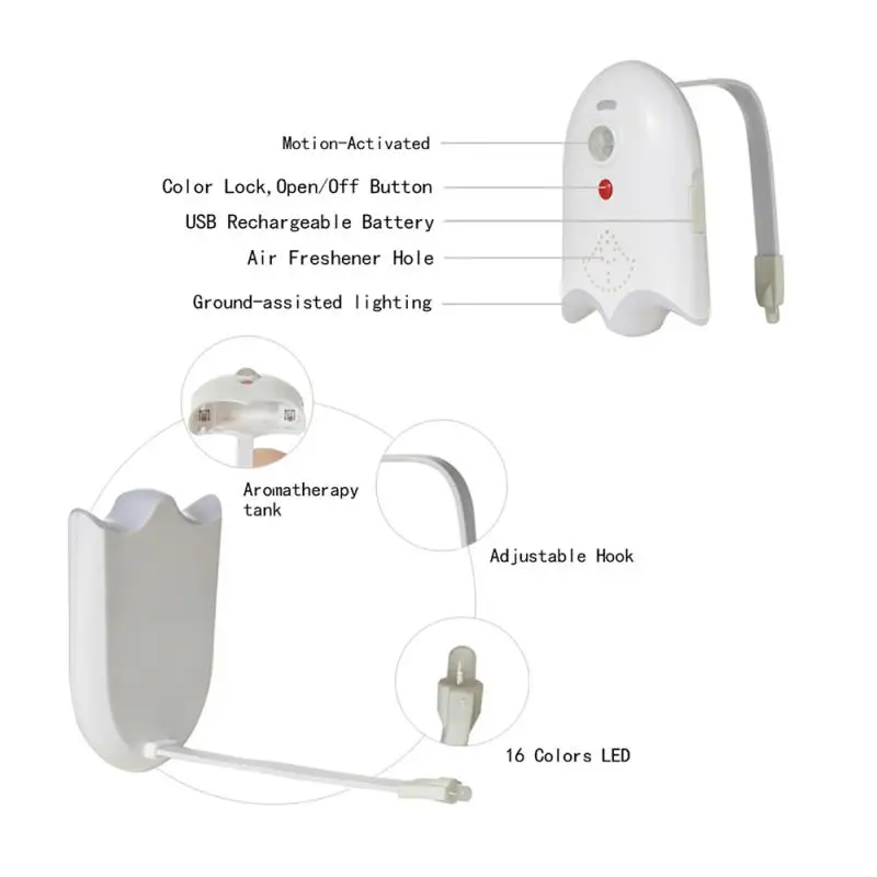 LED Toilet Seat Night Light Smart PIR Motion Sensor Toilet Lights 8/16 Color Changing Waterproof Luminaria Lamp For Toilet Bowl
LED Toilet Seat Night Light Smart PIR Motion Sensor Toilet Lights 8/16 Color Changing Waterproof Luminaria Lamp For Toilet Bowl