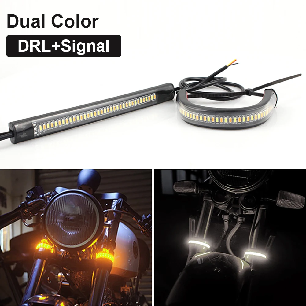 Universal LED Motorcycle Light Strip 12V Turn Signal Light DRL Amber White Moto Flasher Strip Light Flashing Blinker Support CSV
Universal LED Motorcycle Light Strip 12V Turn Signal Light DRL Amber White Moto Flasher Strip Light Flashing Blinker Support CSV