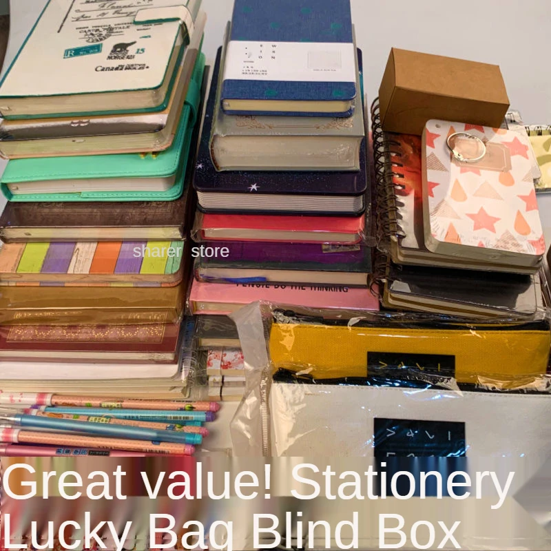 Blind Box Stationery Blessing Bag Value Notebook High-Value Handbook Diary Notepad Student Gift Bag Toys Pens Books Plastic Art
Blind Box Stationery Blessing Bag Value Notebook High-Value Handbook Diary Notepad Student Gift Bag Toys Pens Books Plastic Art