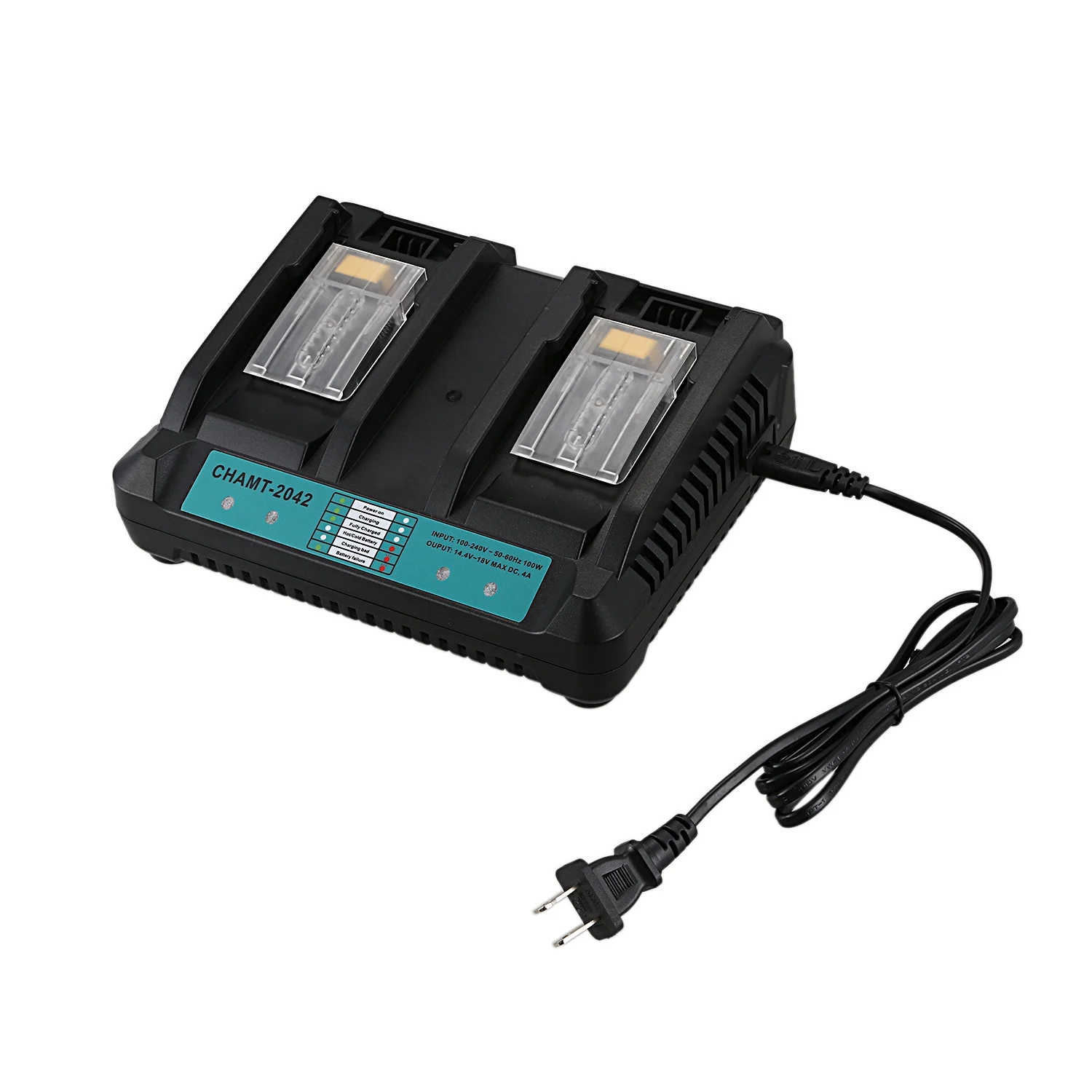 4A двойной Порты Li Ion Батарея Зарядное устройство для Makita 14 4 V 18V BL1830 BL1840 BL1845 BL1850 BL1860
