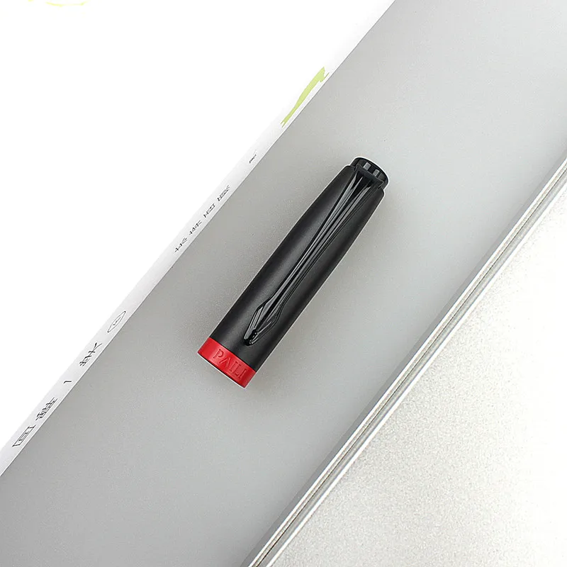 Luxury Quality 8001 Metal Black red Fountain Pen Financial Office Student School Stationery Supplies Ink Pens 
Luxury Quality 8001 Metal Black red Fountain Pen Financial Office Student School Stationery Supplies Ink Pens