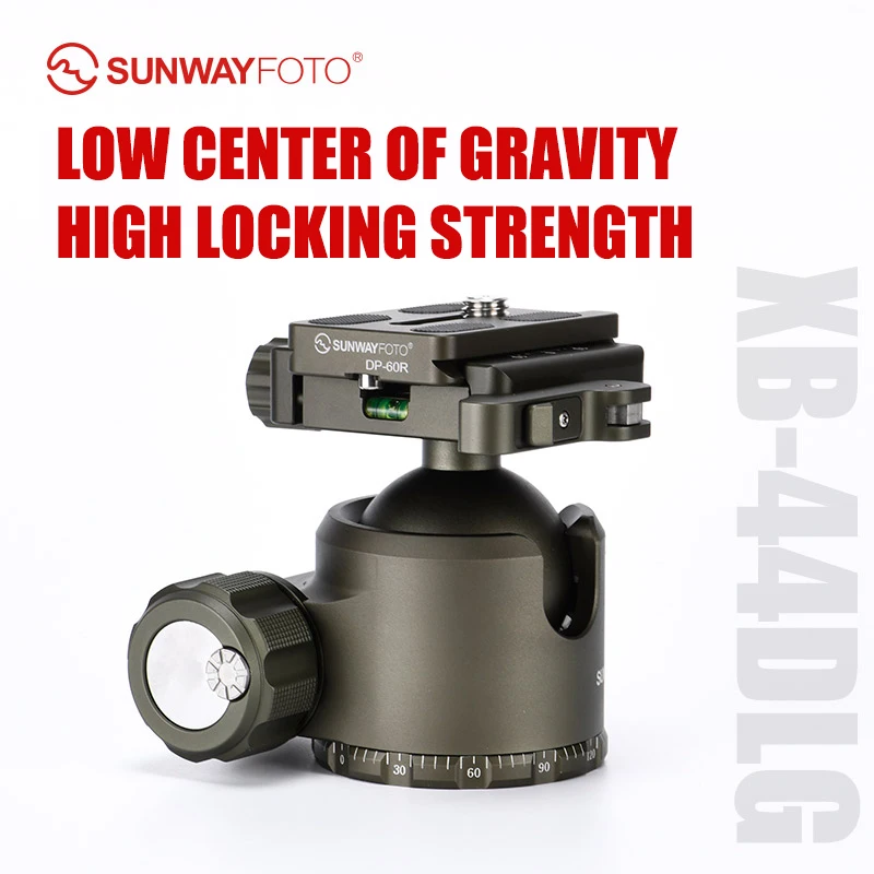 SUNWAYFOTO XB-44DLG Army Green Color Low-Profile Tripod head for DSLR Camera Tripode Ballhead Professional Monopod Panoramic
SUNWAYFOTO XB-44DLG Army Green Color Low-Profile Tripod head for DSLR Camera Tripode Ballhead Professional Monopod Panoramic