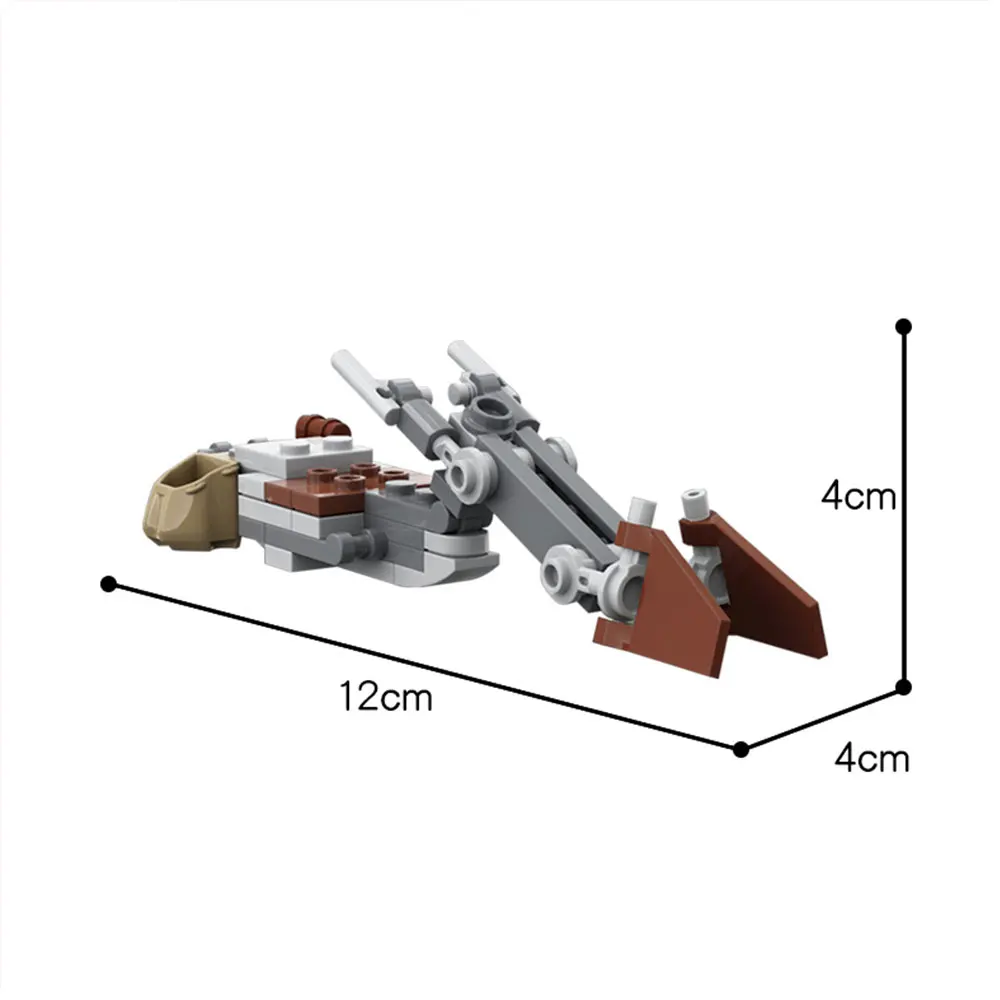 Moc 43Pcs DIY Star Series Wars Speeder Bike Building Blocks Bricks Kid Creativity Toys Gift for Star Space Wars Birthday Toys
Moc 43Pcs DIY Star Series Wars Speeder Bike Building Blocks Bricks Kid Creativity Toys Gift for Star Space Wars Birthday Toys