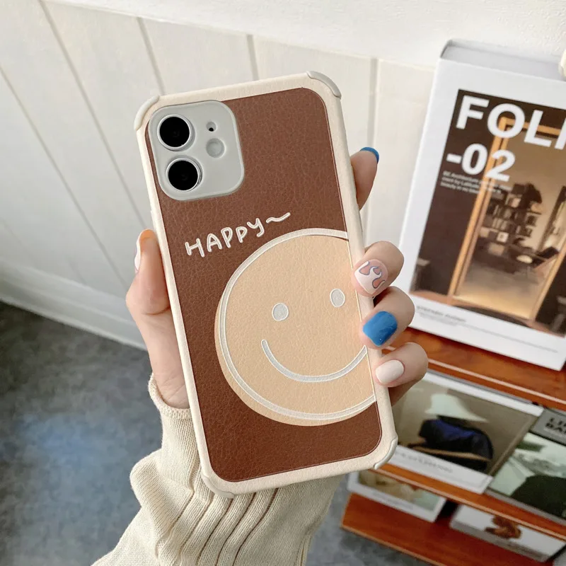 2021 smiley cute phone case for iphone 12 11 Pro Max XR X XS MAX 7 8 Plus cover shockproof silicone coque back soft fundas shell
2021 smiley cute phone case for iphone 12 11 Pro Max XR X XS MAX 7 8 Plus cover shockproof silicone coque back soft fundas shell