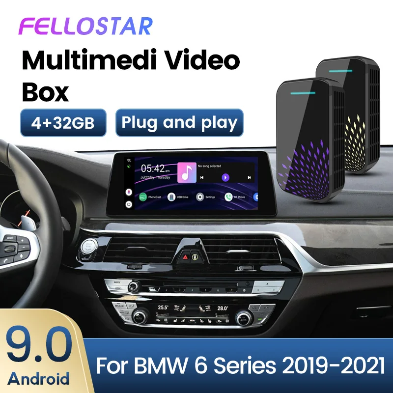 New arrival! Android 9.0 car Multimedia ai box For BMW 6 series F06 F12 F13 G32 built in 4G 32G wifi BT Wireless Carplay
New arrival! Android 9.0 car Multimedia ai box For BMW 6 series F06 F12 F13 G32 built in 4G 32G wifi BT Wireless Carplay