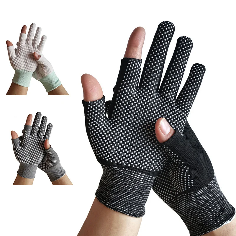 Nylon Two-Finger Gloves Men And Women Touch Screen Non-Slip Gloves Breathable Half-Finger Dispensing Finger-Pointing Gloves
Nylon Two-Finger Gloves Men And Women Touch Screen Non-Slip Gloves Breathable Half-Finger Dispensing Finger-Pointing Gloves